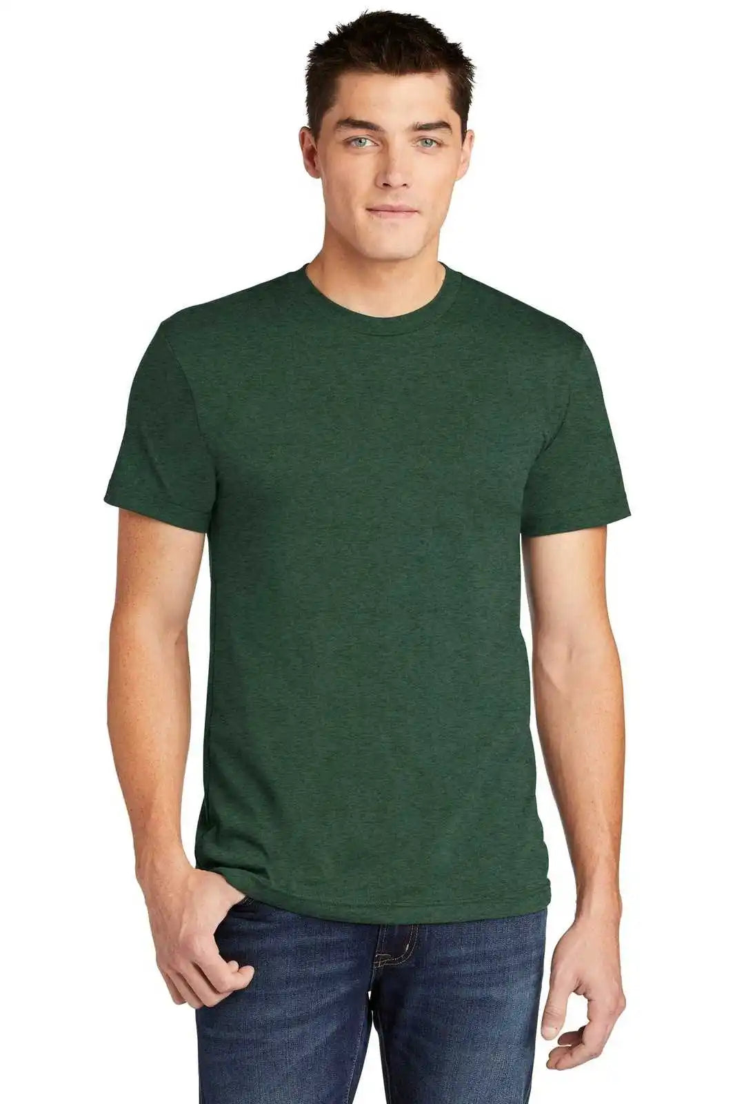 American Apparel Bb401w Poly-cotton T-shirt - Heather Forest