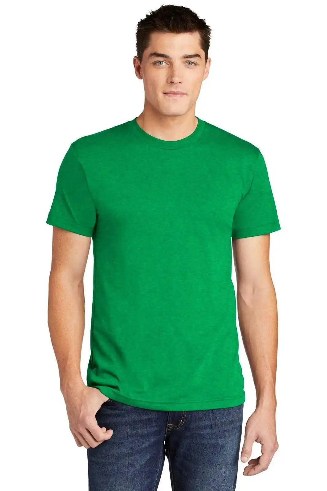 American Apparel Bb401w Poly-cotton T-shirt - Heather Kelly Green