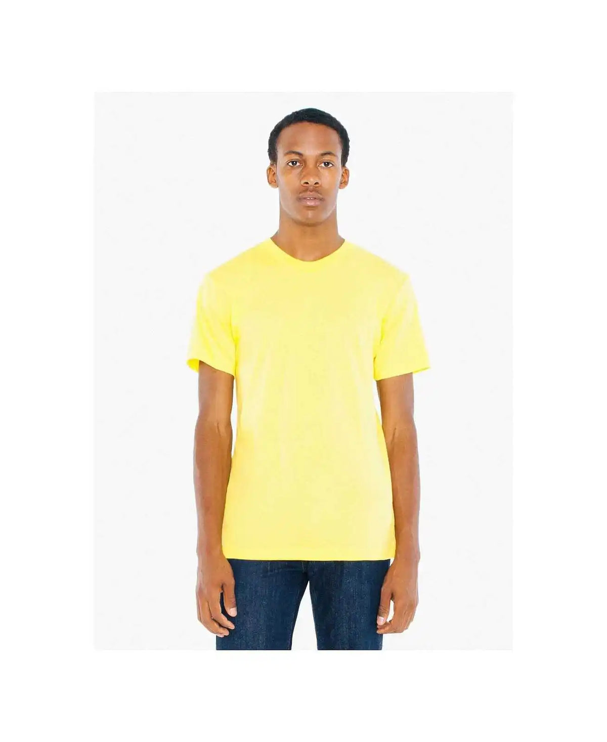 American Apparel Bb401w Poly-cotton T-shirt - Sunshine
