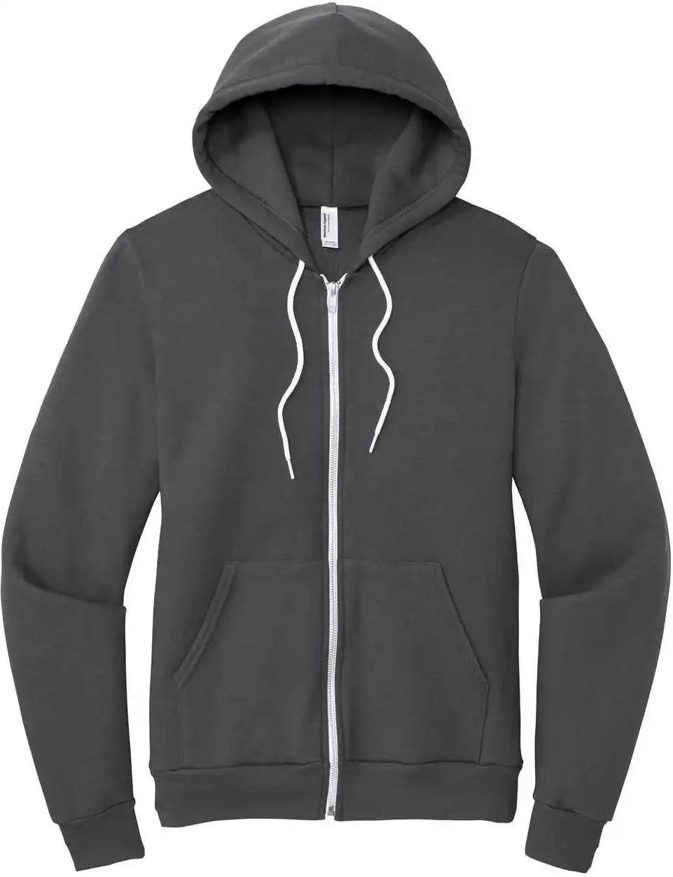 American Apparel F497 Usa Collection Flex Fleece Zip Hoodie - Asphalt