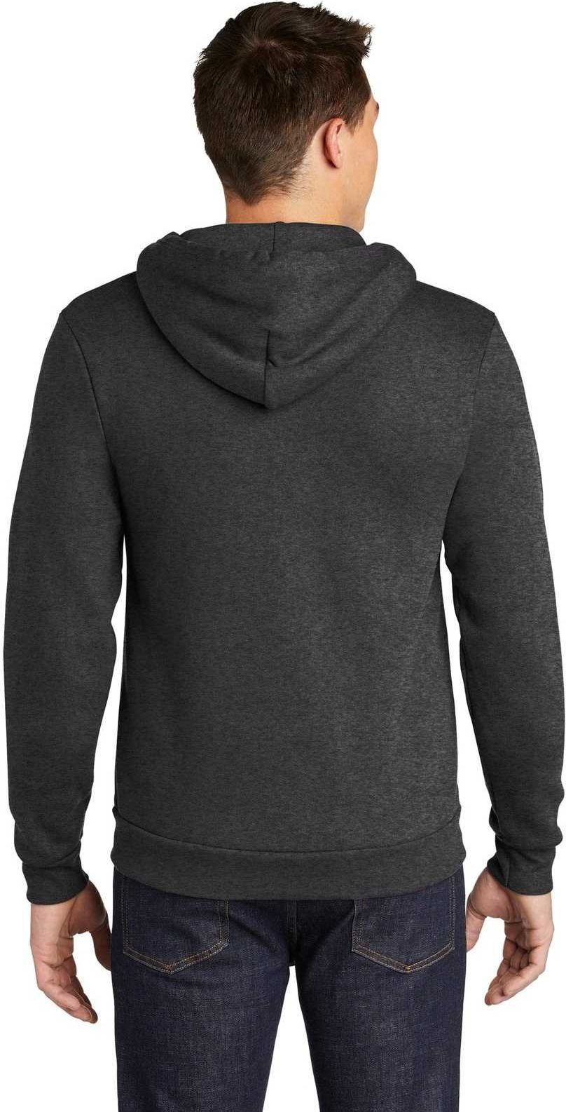 American Apparel F497 Usa Collection Flex Fleece Zip Hoodie - Heather Gray