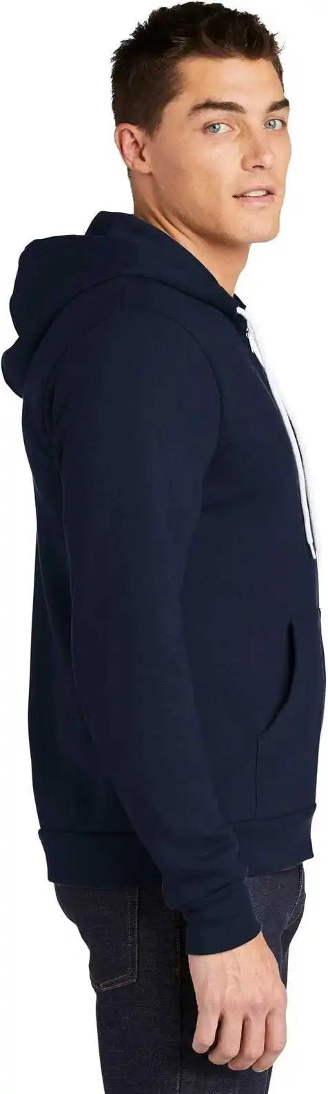 American Apparel F497 Usa Collection Flex Fleece Zip Hoodie - Navy