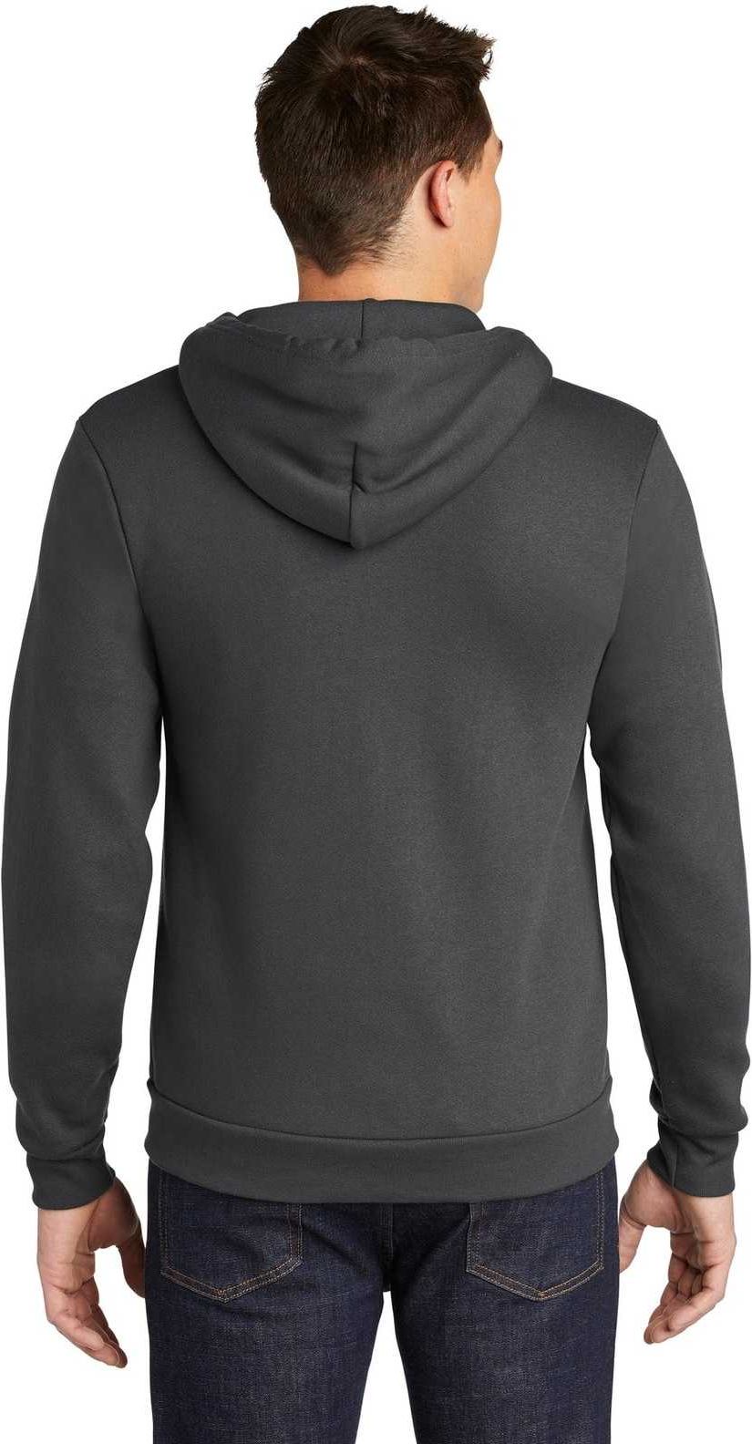 American Apparel F497w Flex Fleece Zip Hoodie - Asphalt