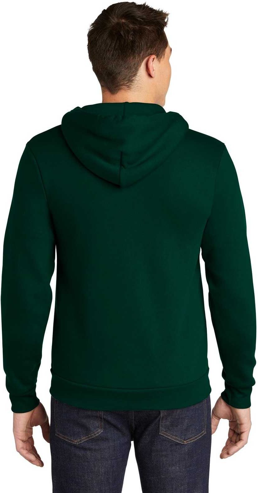 American Apparel F497w Flex Fleece Zip Hoodie - Forest