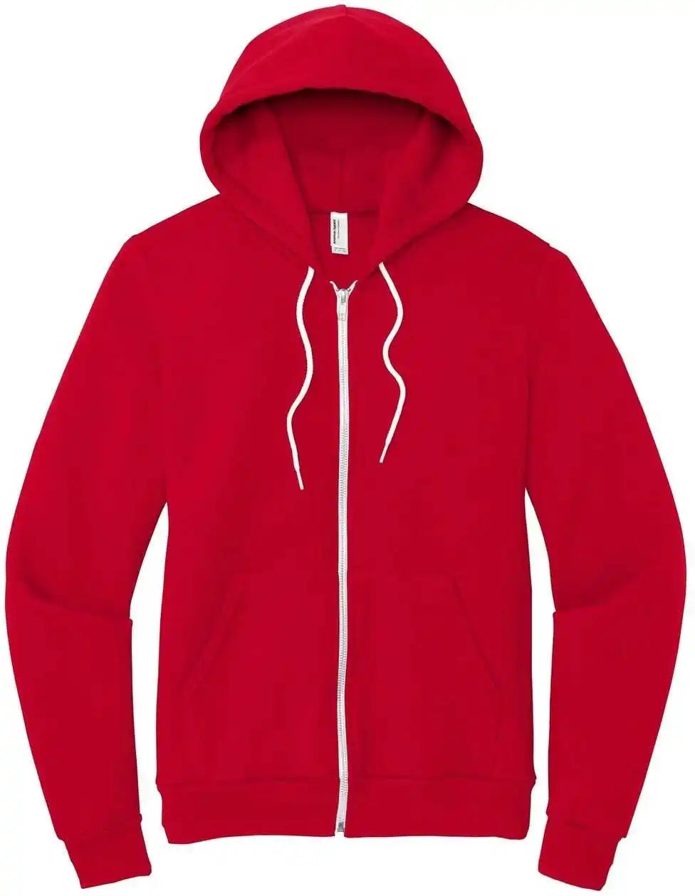 American Apparel F497w Flex Fleece Zip Hoodie - Red