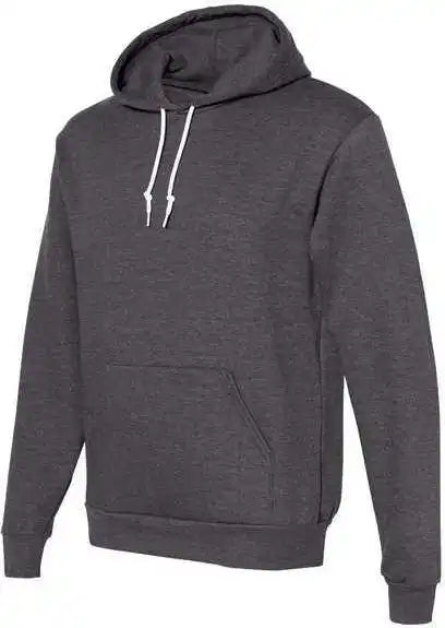 American Apparel F498w Flex Fleece Unisex Drop-shoulder Hoodie - Dark Heather Grey - Gray / Adult Xs