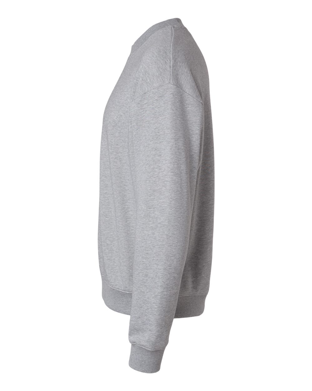 American Apparel Ft496 Unisex French Terry Crewneck Sweatshirt - Heather Grey