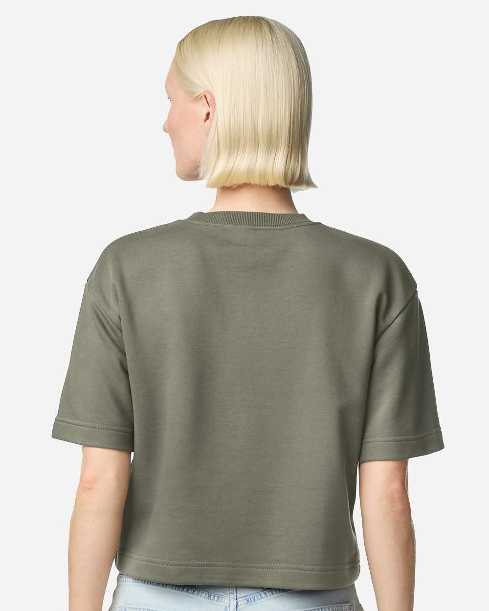American Apparel Ftcb0 Women’s French Terry Mid-length Boxy Top - Lieutenant