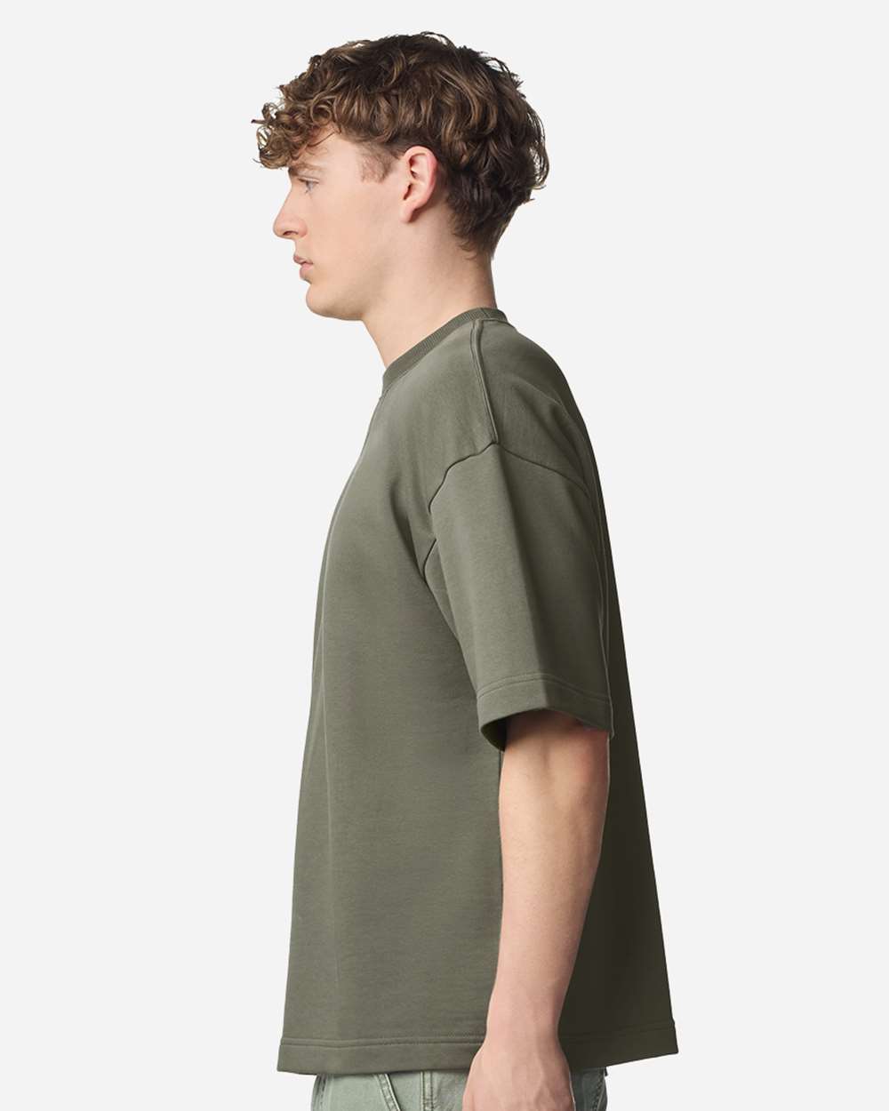 American Apparel Ftex00 Unisex French Terry Ex Crew - Lieutenant