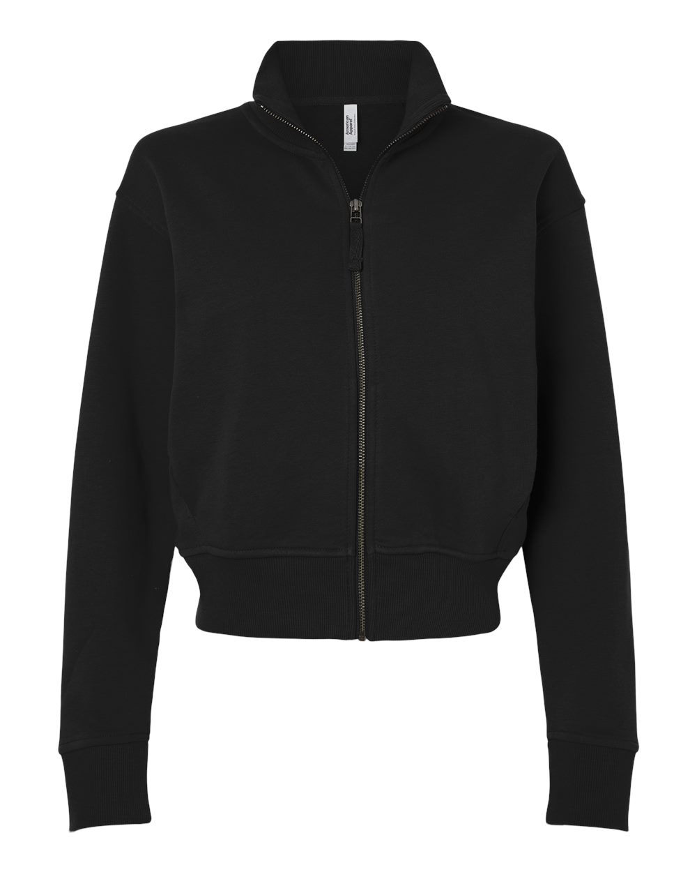 American Apparel Ftj00 Women’s French Terry Full-zip Jacket - Black