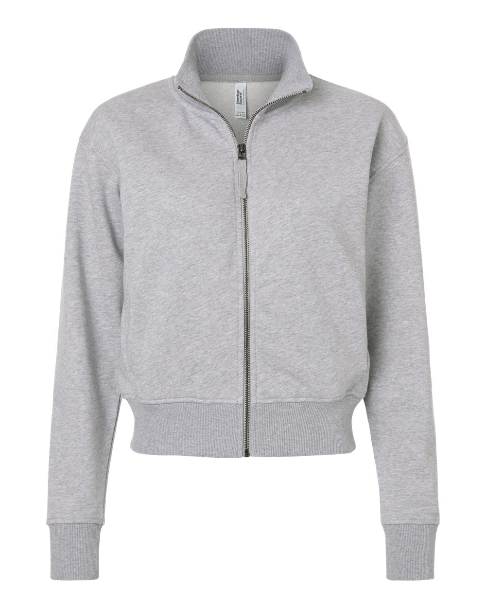 American Apparel Ftj00 Women’s French Terry Full-zip Jacket - Heather Grey