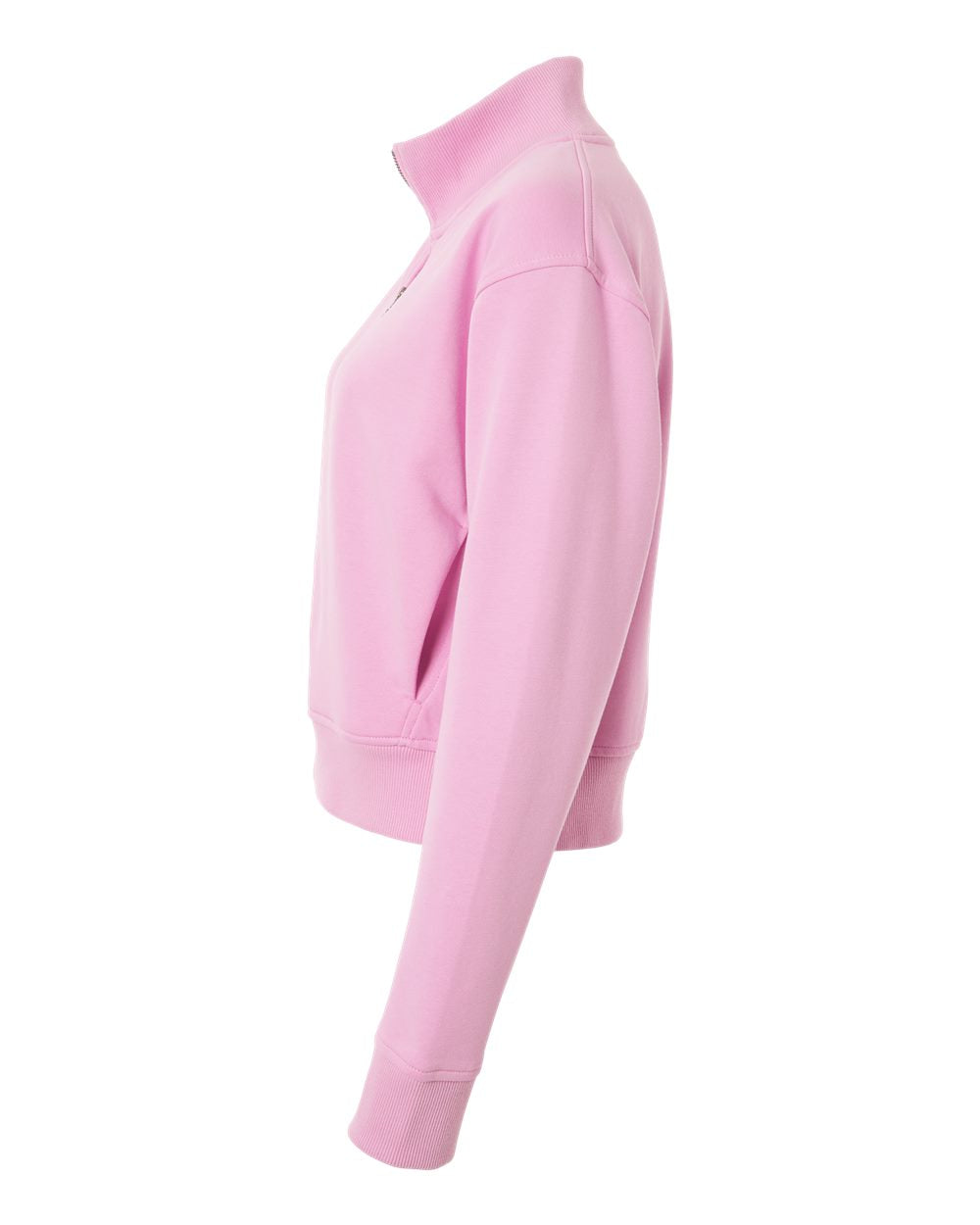 American Apparel Ftj00 Women’s French Terry Full-zip Jacket - Powder Pink