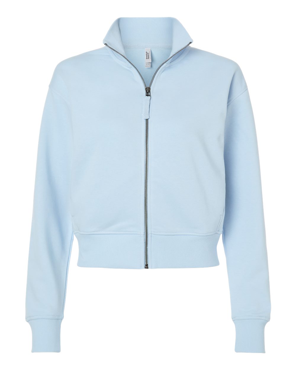 American Apparel Ftj00 Women’s French Terry Full-zip Jacket - Powder Blue