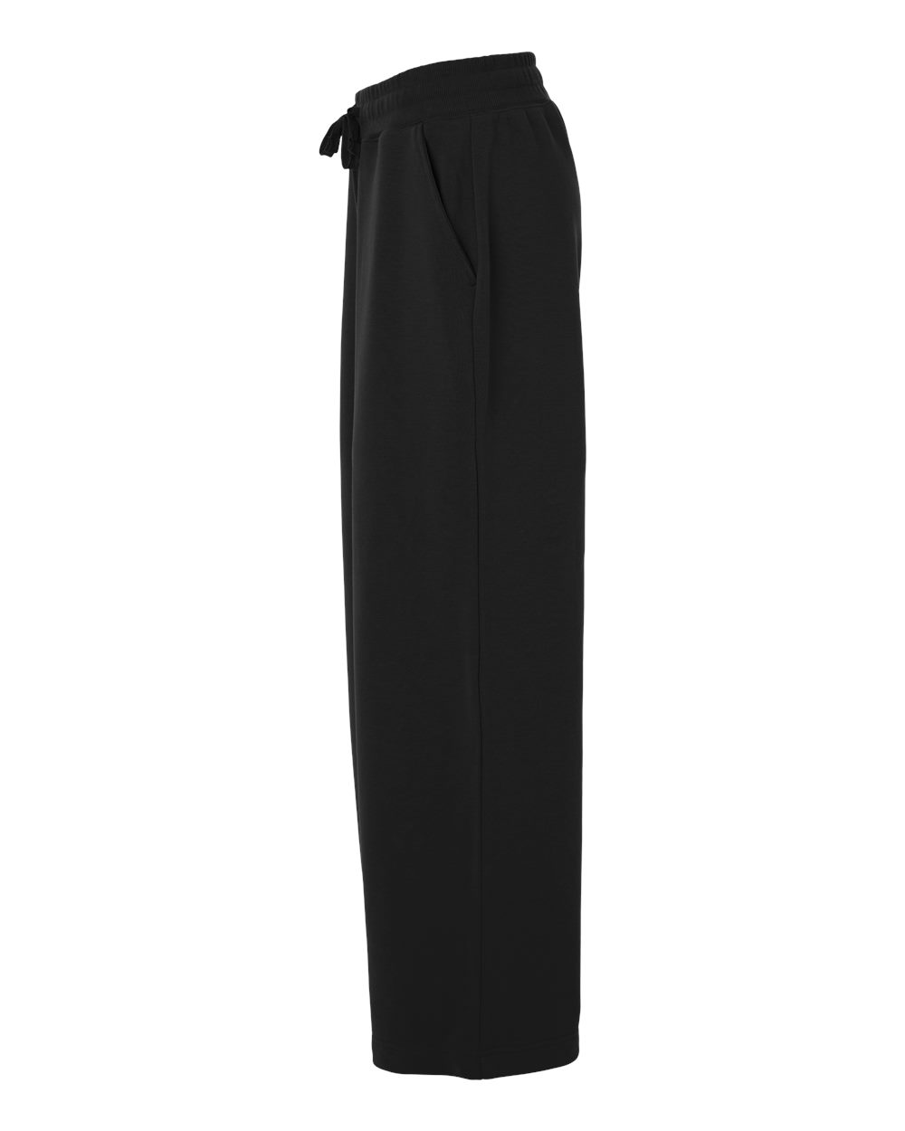 American Apparel Ftp00 Women’s French Terry Wide Leg Pants - Black