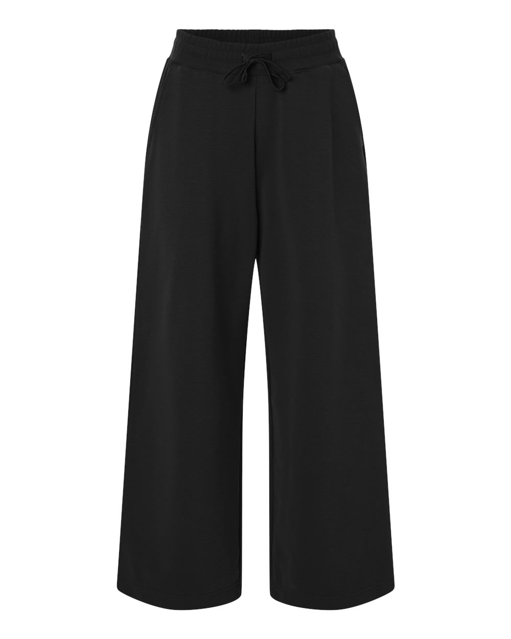 American Apparel Ftp00 Women’s French Terry Wide Leg Pants - Black