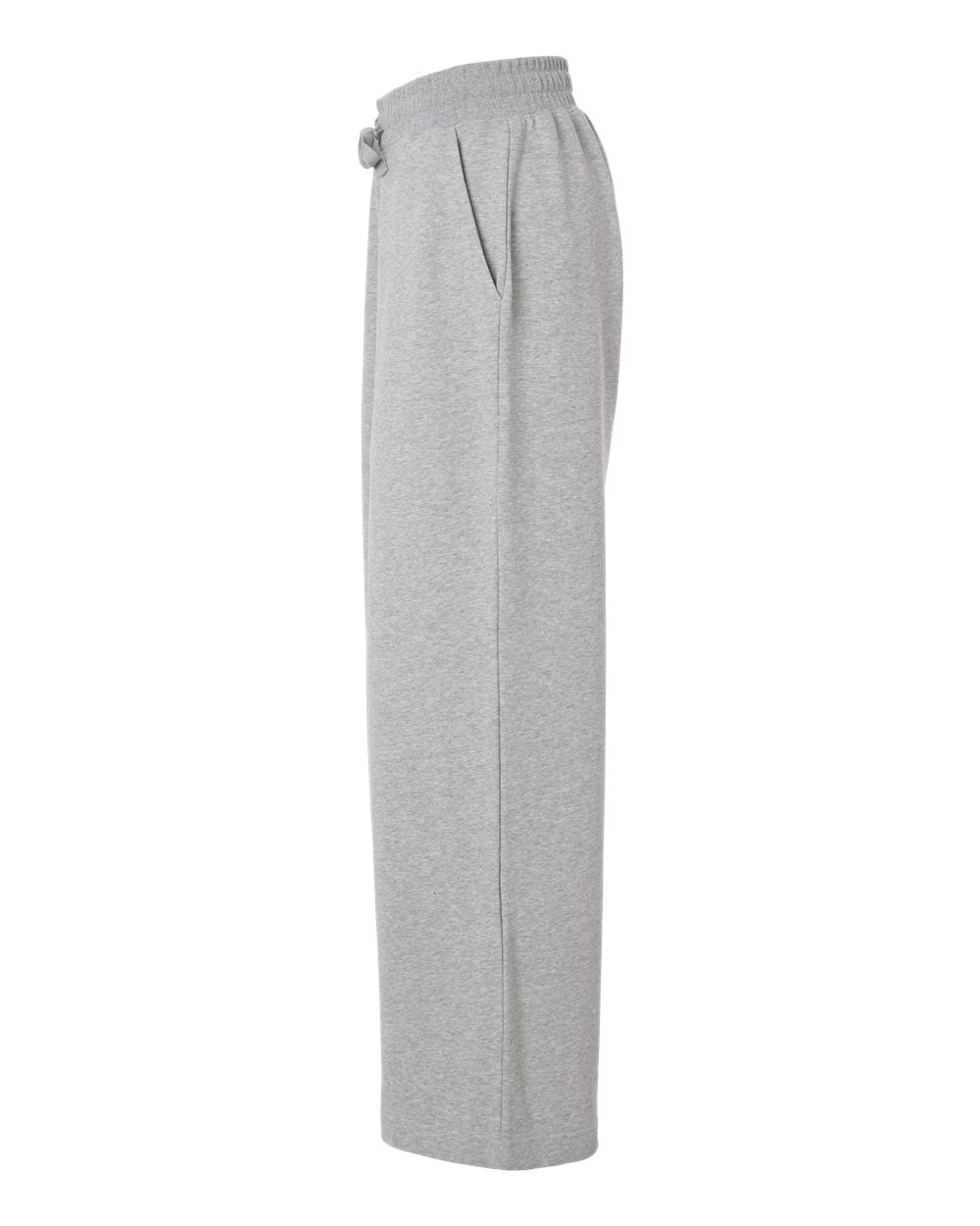 American Apparel Ftp00 Women’s French Terry Wide Leg Pants - Heather Grey