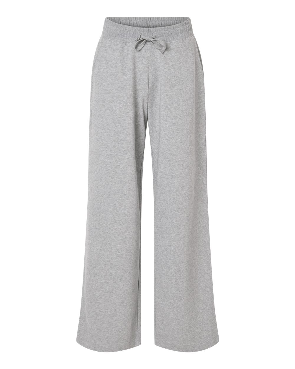 American Apparel Ftp00 Women’s French Terry Wide Leg Pants - Heather Grey