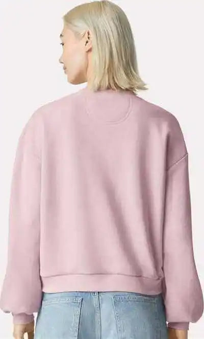 American Apparel Rf494 Reflex Women’s Fleece Crewneck - Blush