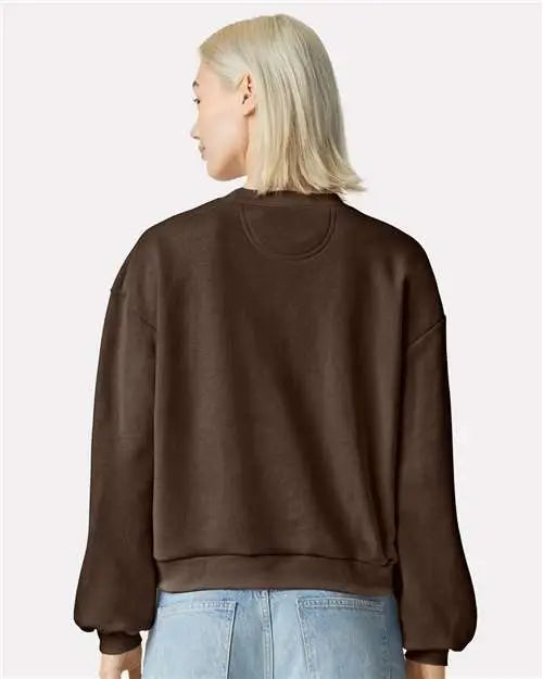 American Apparel Rf494 Reflex Women’s Fleece Crewneck Sweatshirt - Brown