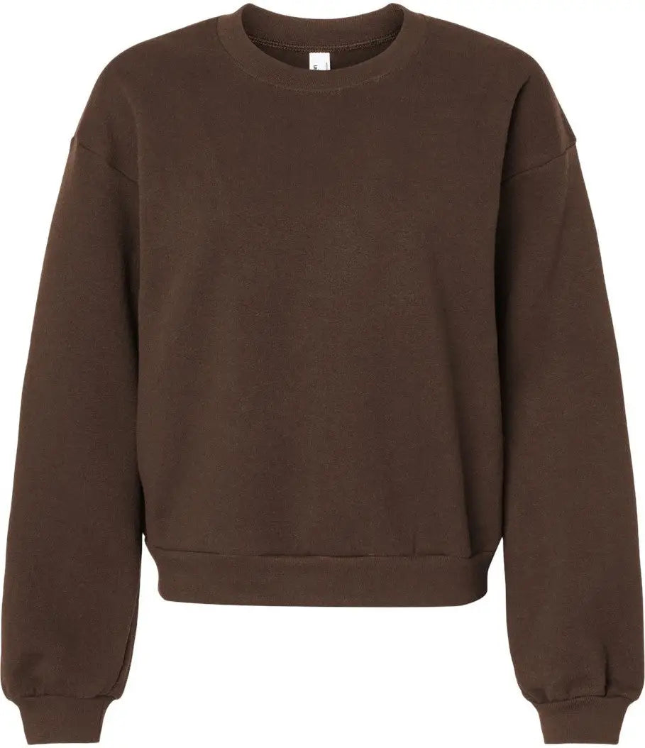American Apparel Rf494 Reflex Women’s Fleece Crewneck Sweatshirt - Brown - s