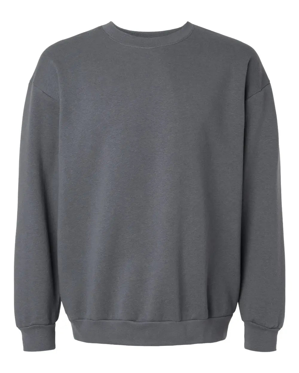 American Apparel Rf496 Reflex Fleece Crewneck Sweatshirt - Asphalt - Dark Gray / Xs