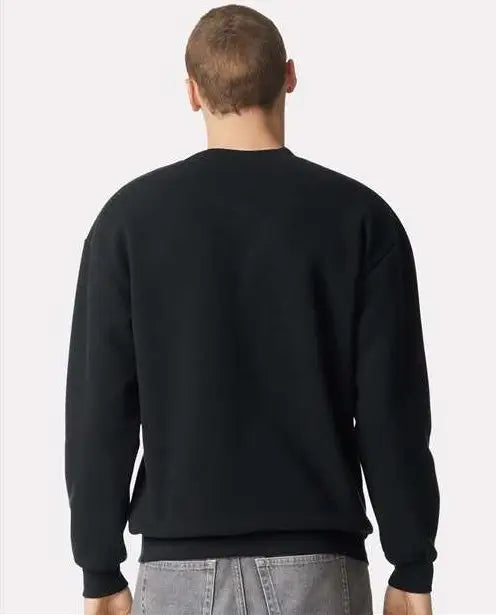 American Apparel Rf496 Reflex Fleece Crewneck Sweatshirt - Black
