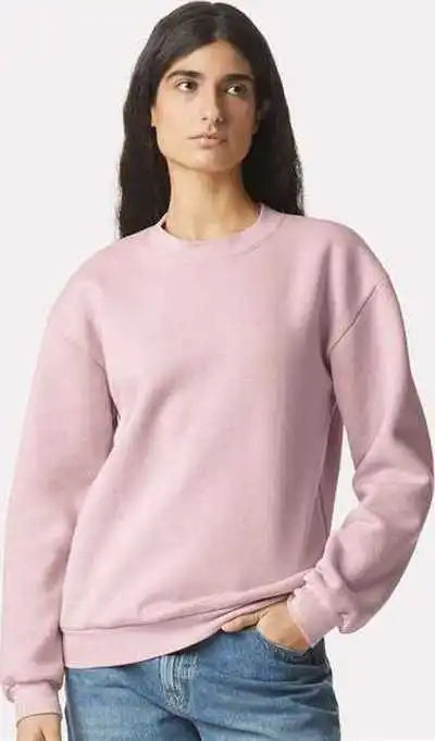 American Apparel Rf496 Reflex Fleece Crewneck Sweatshirt Blush