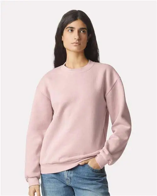 American Apparel Rf496 Reflex Fleece Crewneck Sweatshirt - Blush