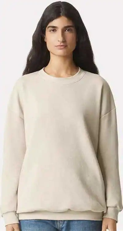 American Apparel Rf496 Reflex Fleece Crewneck Sweatshirt - Bone