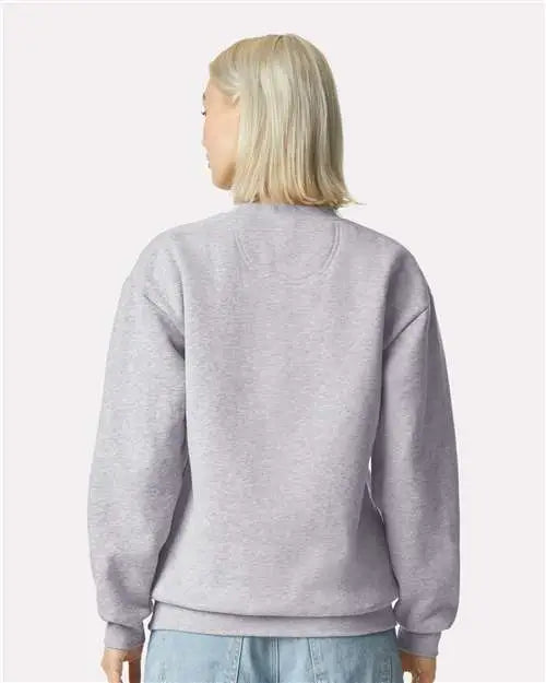 American Apparel Rf496 Reflex Fleece Crewneck Sweatshirt - Heather Grey