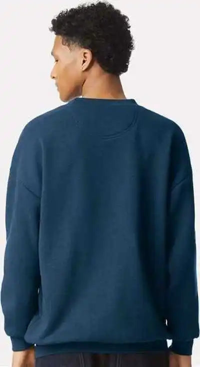 American Apparel Rf496 Reflex Fleece Crewneck Sweatshirt Sea Blue