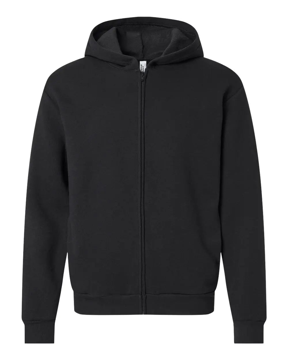 American Apparel Rf497 Reflex Fleece Full-zip Hoodie - Black - Xs