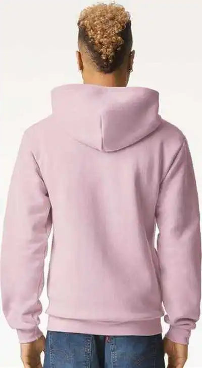 American Apparel Rf497 Reflex Fleece Full Zip Hoodie Blush