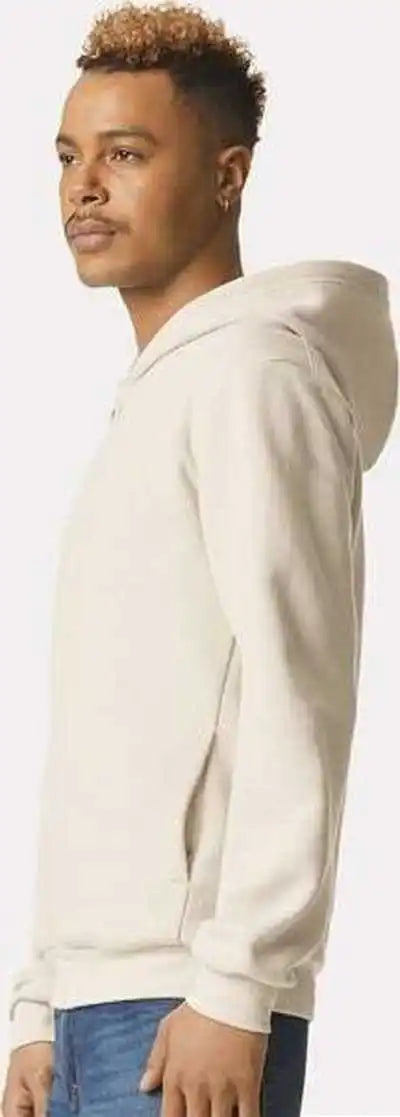 American Apparel Rf497 Reflex Fleece Full-zip Hoodie - Bone