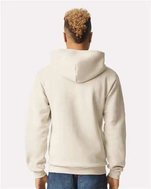 American Apparel Rf497 Reflex Fleece Full-zip Hoodie - Bone