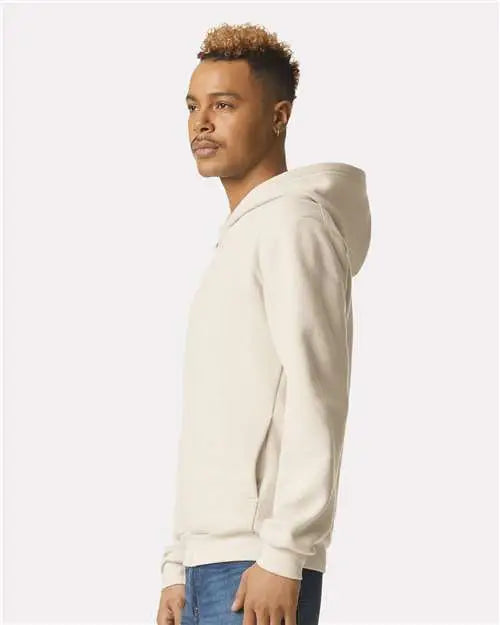 American Apparel Rf497 Reflex Fleece Full-zip Hoodie - Bone