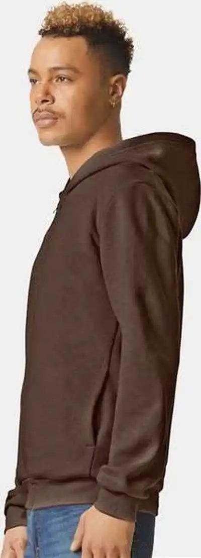 American Apparel Rf497 Reflex Fleece Full Zip Hoodie Brown