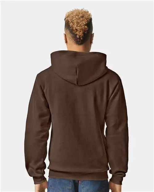 American Apparel Rf497 Reflex Fleece Full-zip Hoodie - Brown