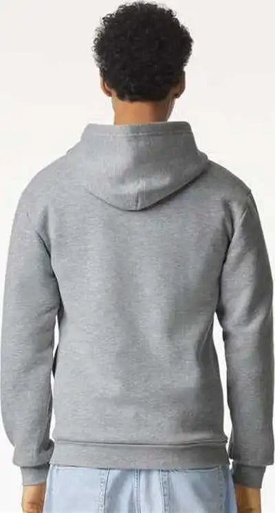 American Apparel Rf497 Reflex Fleece Full-zip Hoodie - Heather Gray
