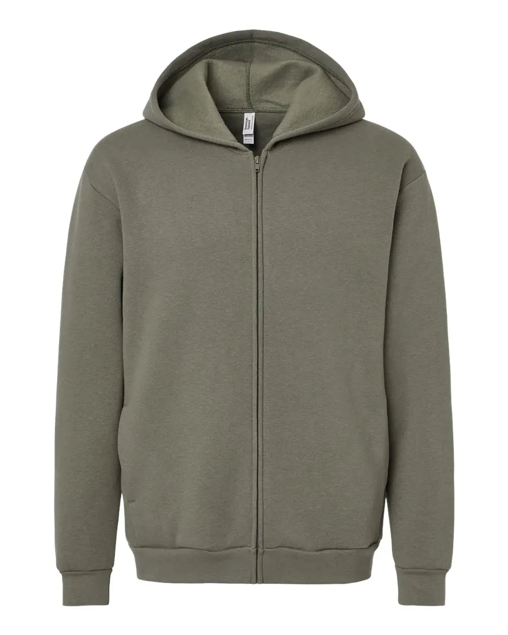 American Apparel Rf497 Reflex Fleece Full-zip Hoodie - Lieutenant - Dark Gray / Xs