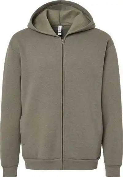 American Apparel Rf497 Reflex Fleece Full-zip Hoodie - Lieutenant