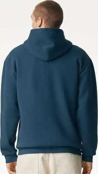 American Apparel Rf497 Reflex Fleece Full Zip Hoodie Sea Blue
