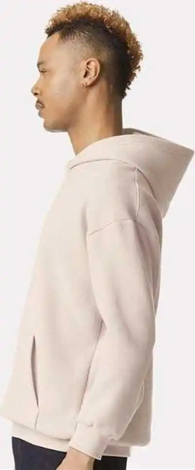 American Apparel Rf498 Reflex Fleece Pullover Hoodie Bone