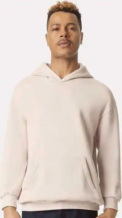 American Apparel Rf498 Reflex Fleece Pullover Hoodie Bone