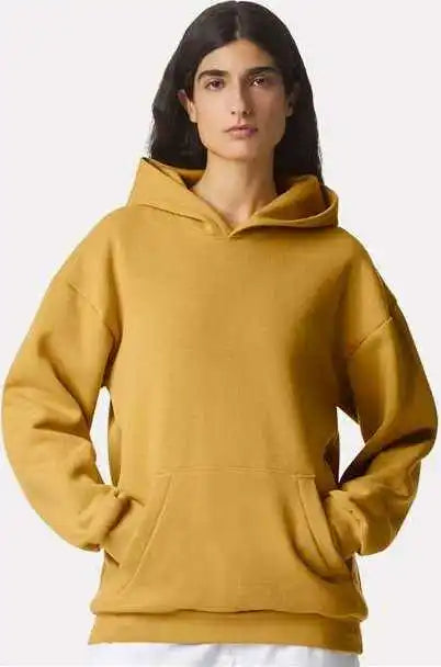 American Apparel Rf498 Reflex Fleece Pullover Hoodie - Mustard