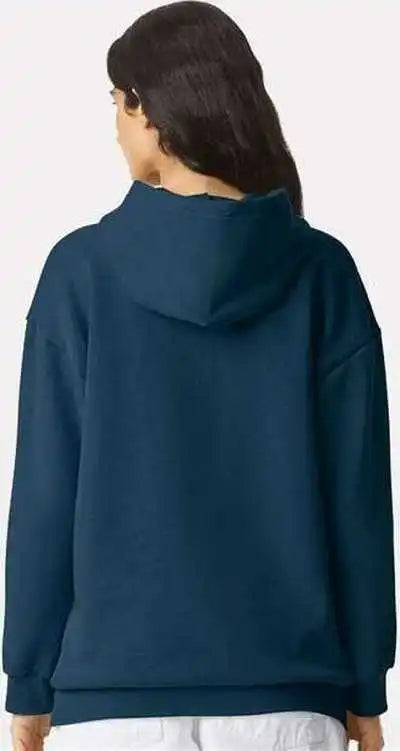 American Apparel Rf498 Reflex Fleece Pullover Hoodie Sea Blue