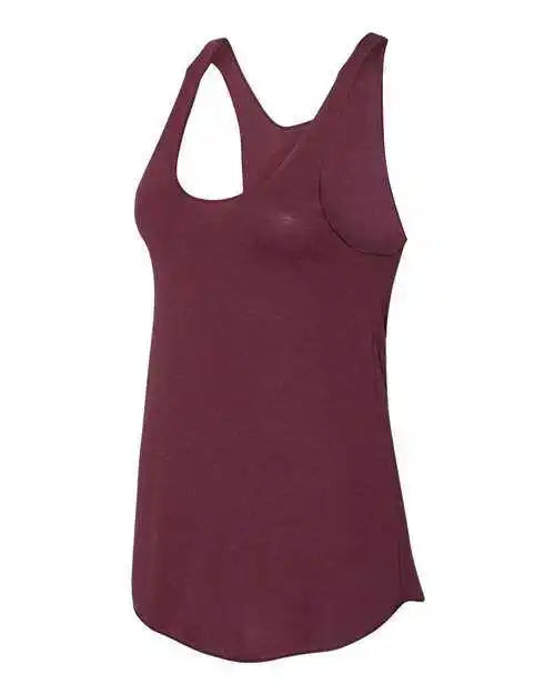 American Apparel Tr308w Womens Triblend Racerback Tank - Tri-cranberry