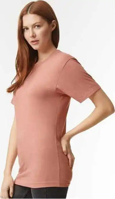 American Apparel Tr401 Triblend Track Tee - Tri-coral