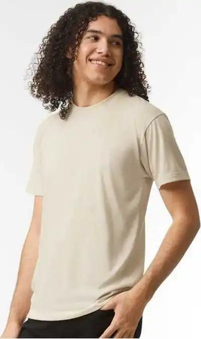 American Apparel Tr401 Triblend Track Tee - Tri-cream