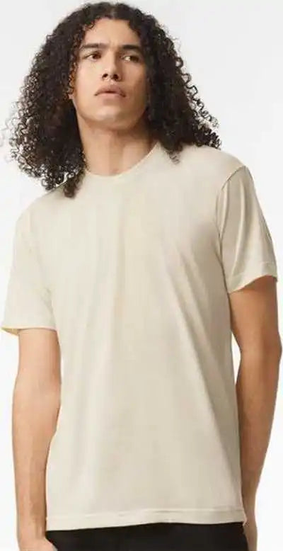 American Apparel Tr401 Triblend Track Tee - Tri-cream